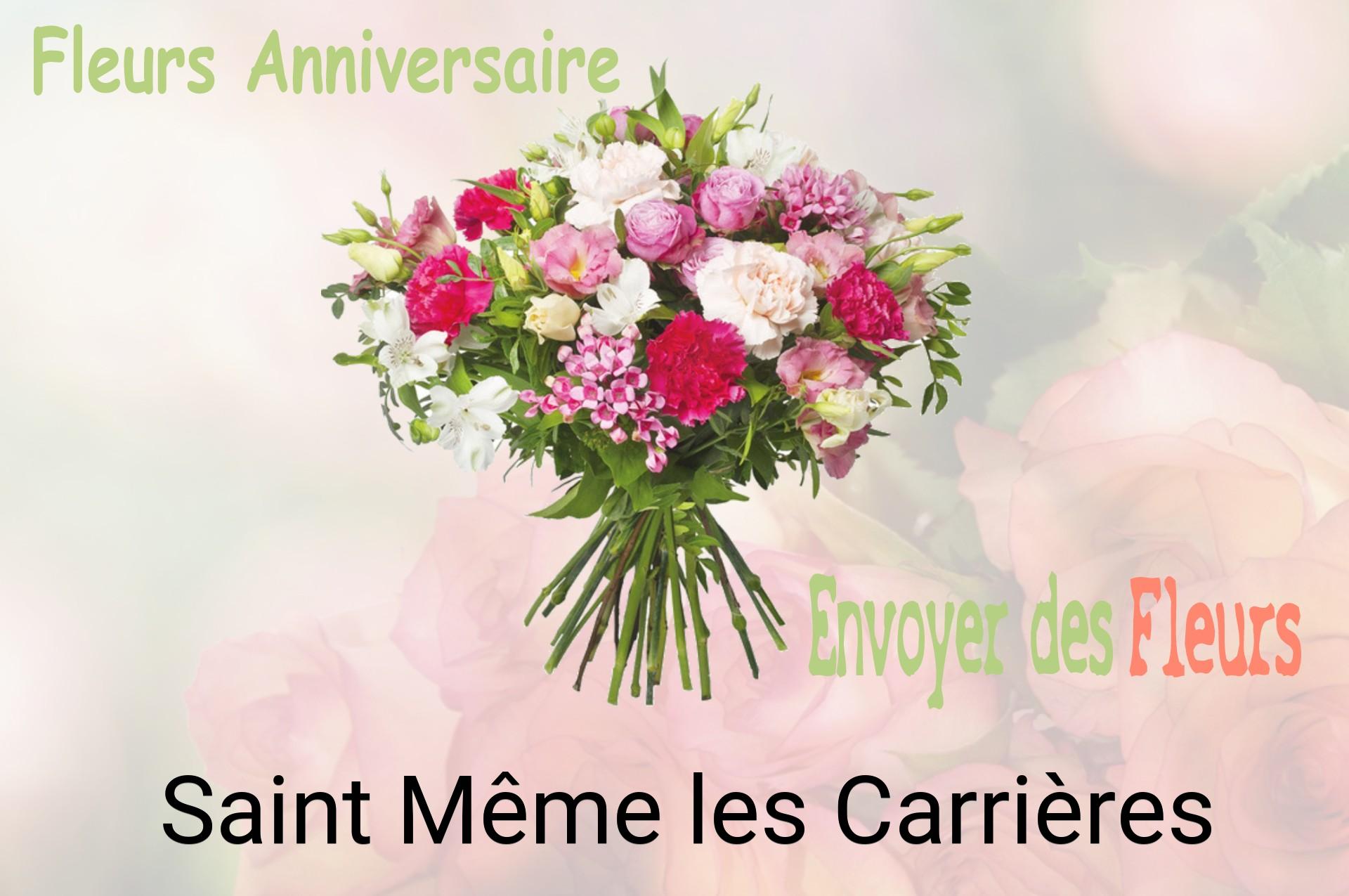 Bouquet de fleurs d’anniversaire livré à Saint-Même-les-Carrières