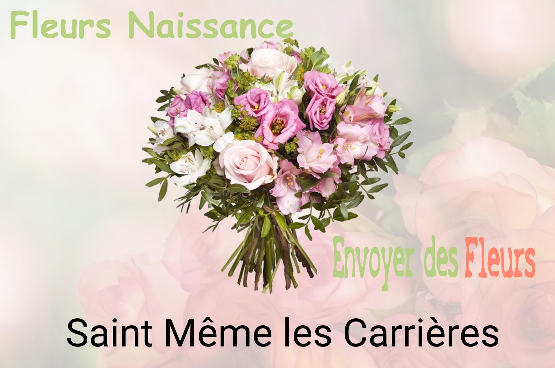 Bouquet de fleurs de naissance livré à Saint-Même-les-Carrières